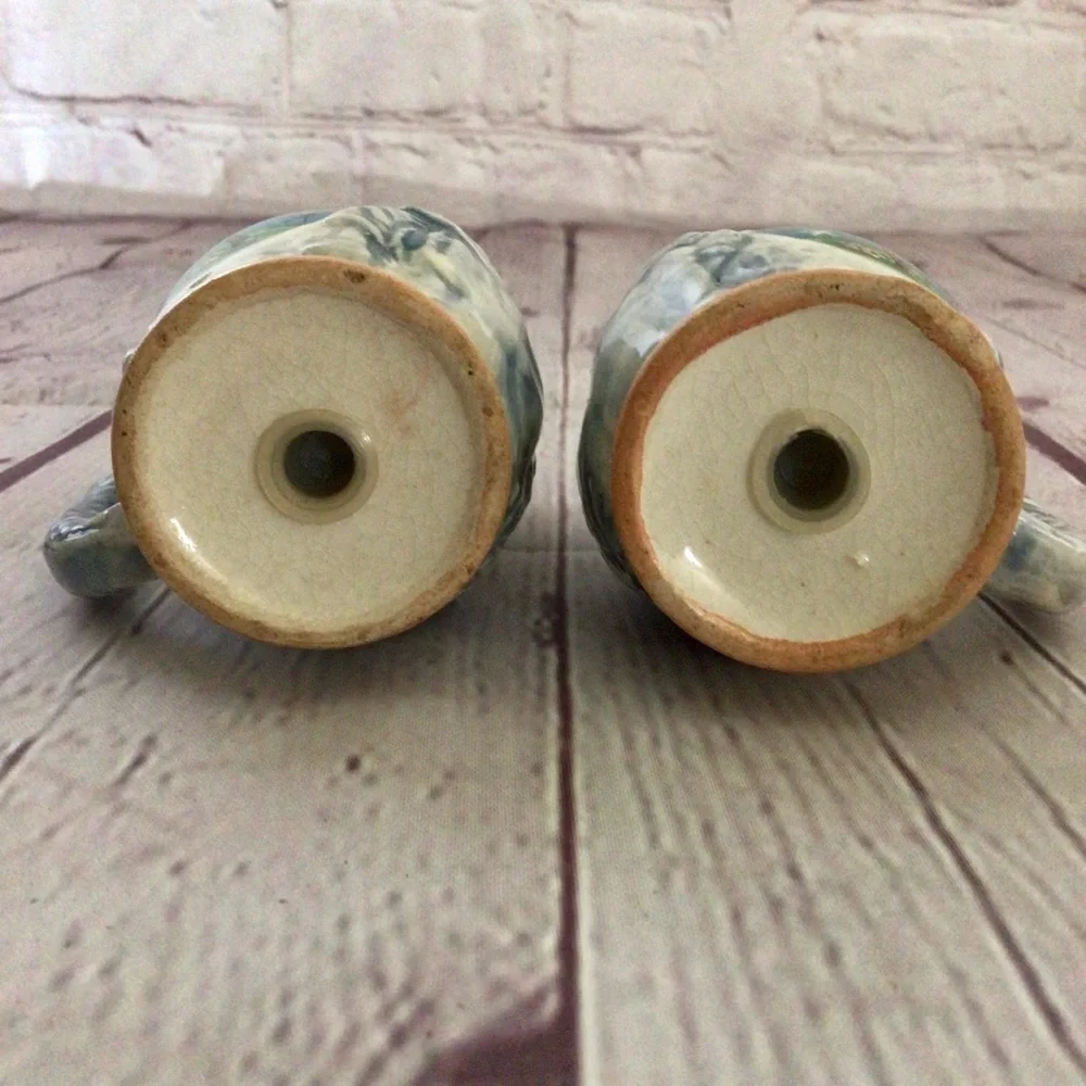 Vintage Ceramic Florida Stein Souvenir Salt and Pepper Shaker Pair